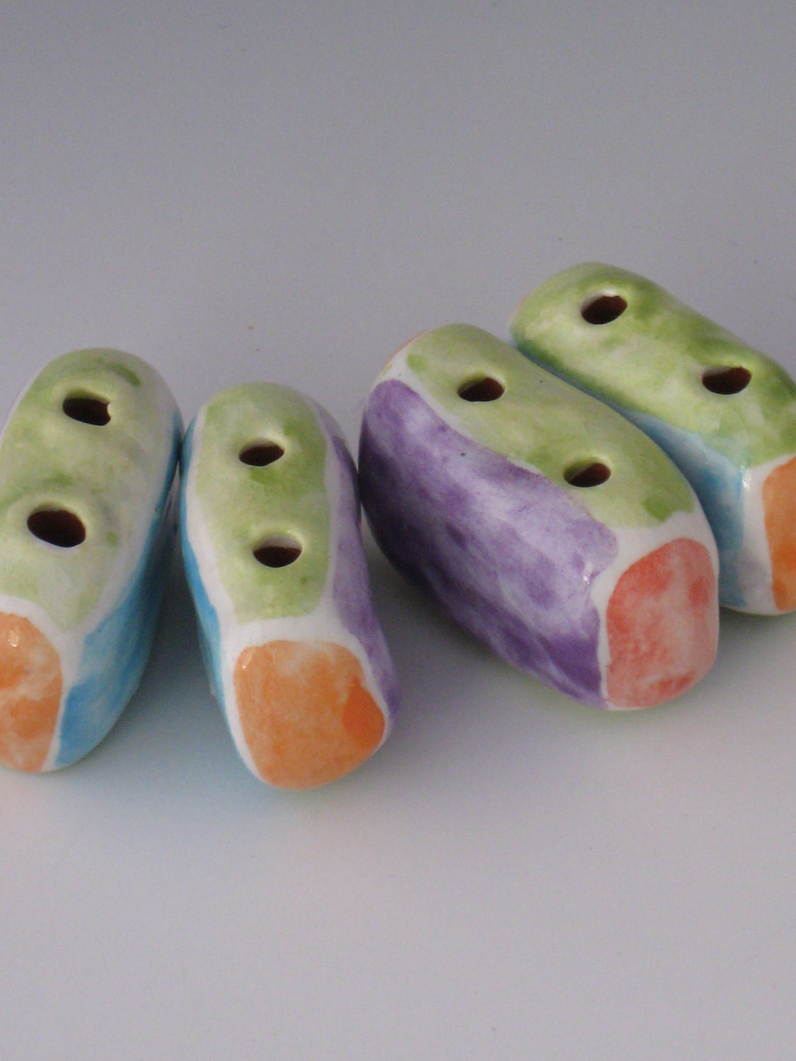 Ceramic Beads, Square Ceramic Beads, Ceramic beads, Bead, Multicolored Beads