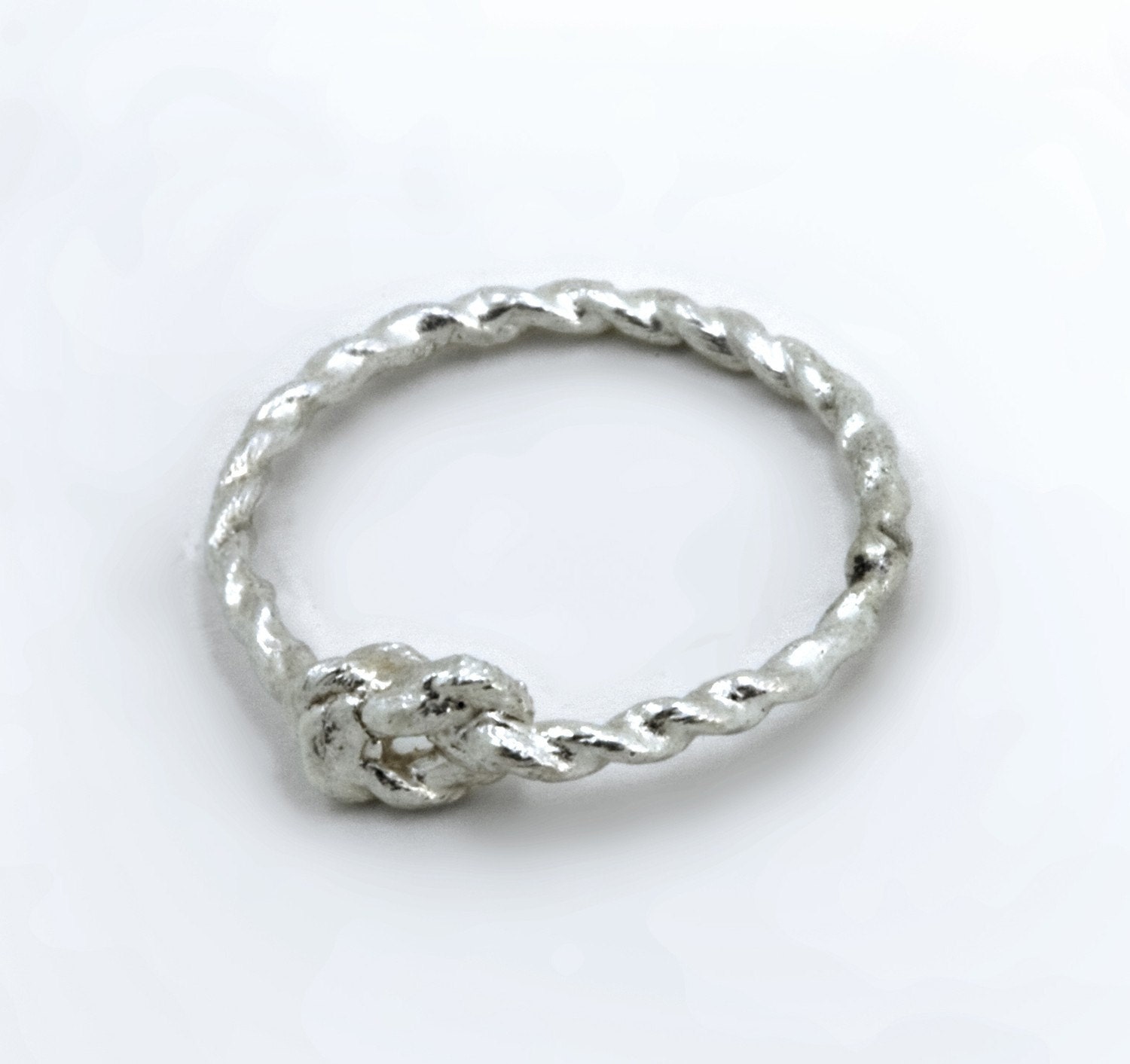 Pinky Promise Knot Ring - Sterling Silver