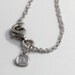 Lace Covered Aventurine Stone Sterling Silver Necklace