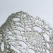 Vintage Delicate Lace Silver Cuff Bracelet