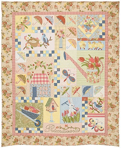 Primavera Heirloom Quilt Pattern Verna By Agardenofroses On Etsy