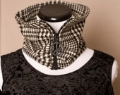 Handmade Houndstooth Cowl - OOAK