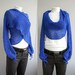 FREE Shipping Long Sleeve Cobalt Blue Bolero Scarf Shawl Neckwarmer Christmas gift under 100 For Lover