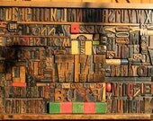 Wine buff letterpress collage