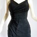 Vintage Swimsuit Draped PinUp Covergirl Bombshell Swim suit Catalina Black
