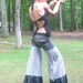 SALE SALE was 50 now 30 Music Ninja patchwork flare wide leg bloomers funky ooak