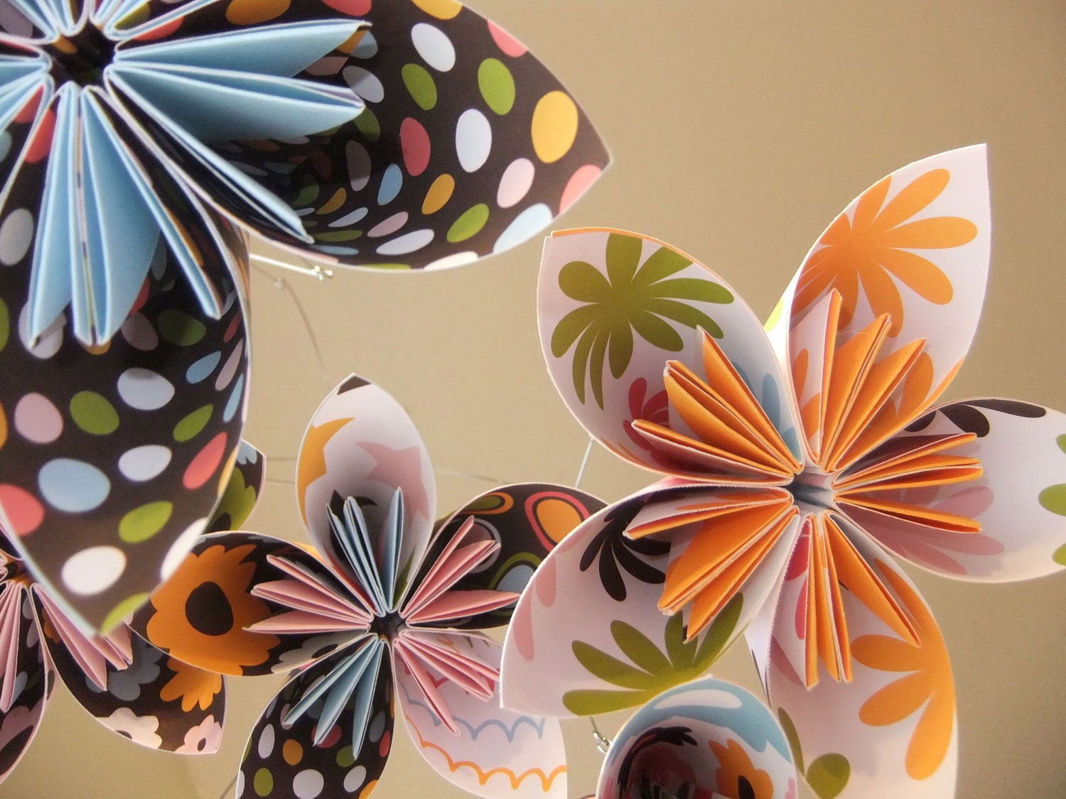 Limited Edition Retro Inspired Flower Mobile LAST ONE AVAILABLE