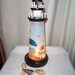 Vintage Lighthouse Lamp Fishermen Fishing Nautical Decor