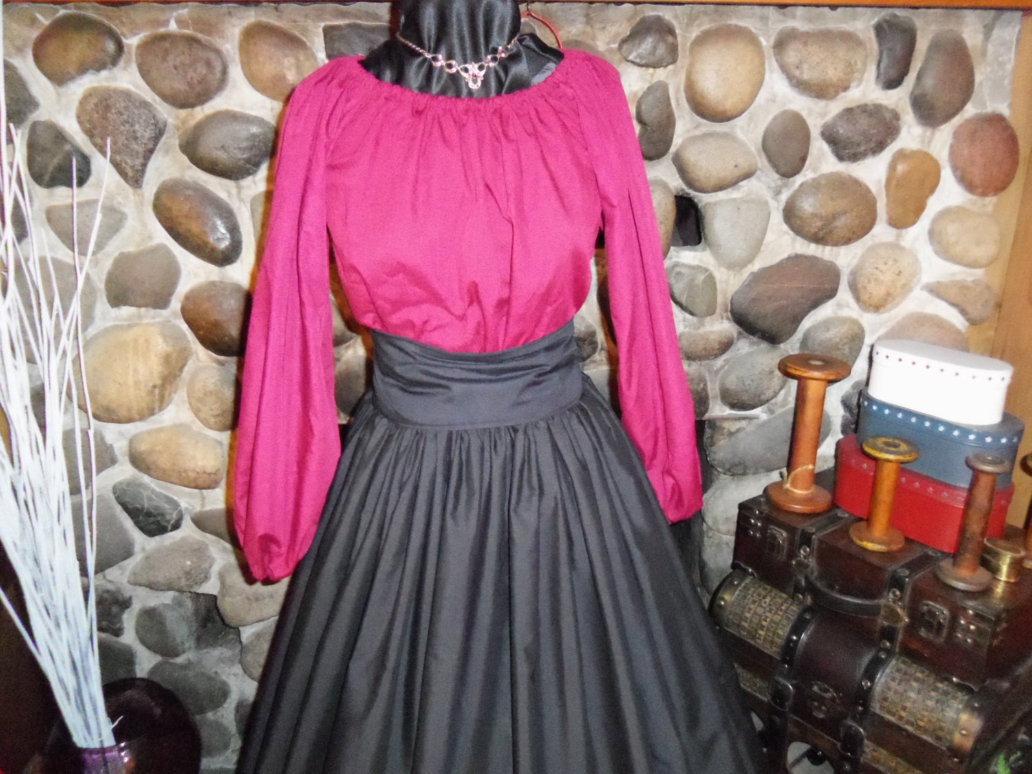 black prairie dress
