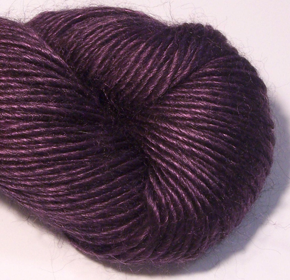 Astral Alpaca Blend Yarn in Virgo Plum