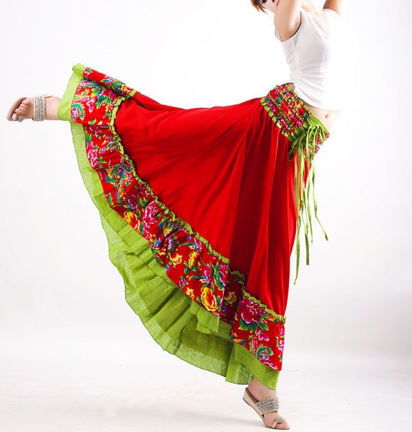 Maxi dress skirt two wear ways (MM40)