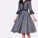 Grey linen dress (MM03)