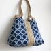 Custom order for Yoges -  Blue carry on hobo bag