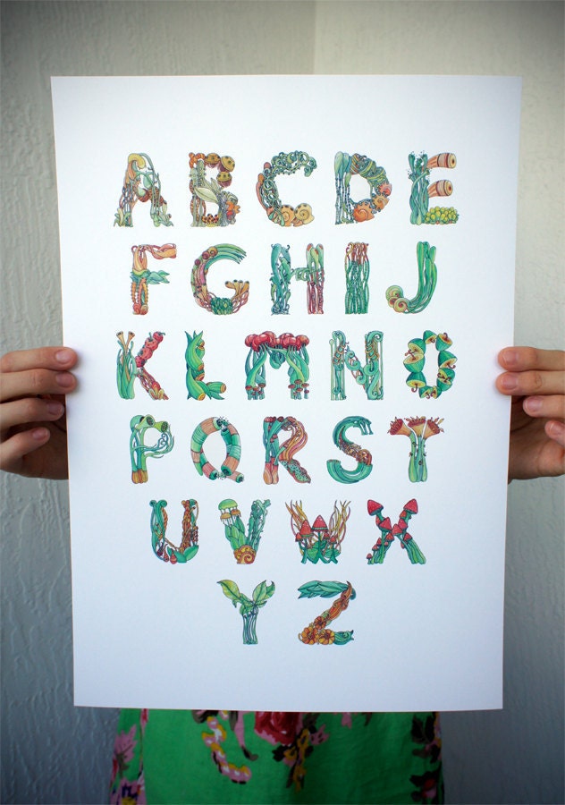 ORGANIC ABC / Mini Poster