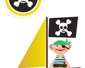 Pirates Sailing the Seven Seas (iron on patch) Printable PDF