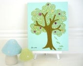 Tree wall art, Art for Children, Handmade Nursery Decor, Wall art for kids