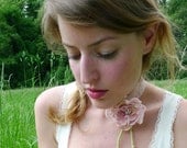 Bridal Rose Necklace/ Bracelet/ Brooch
