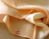 SALE SAVE 50% Marled Orange Silk Snood Scarf - Womens Infinity Scarf - Naturally Dyed Organic Summer Accessory