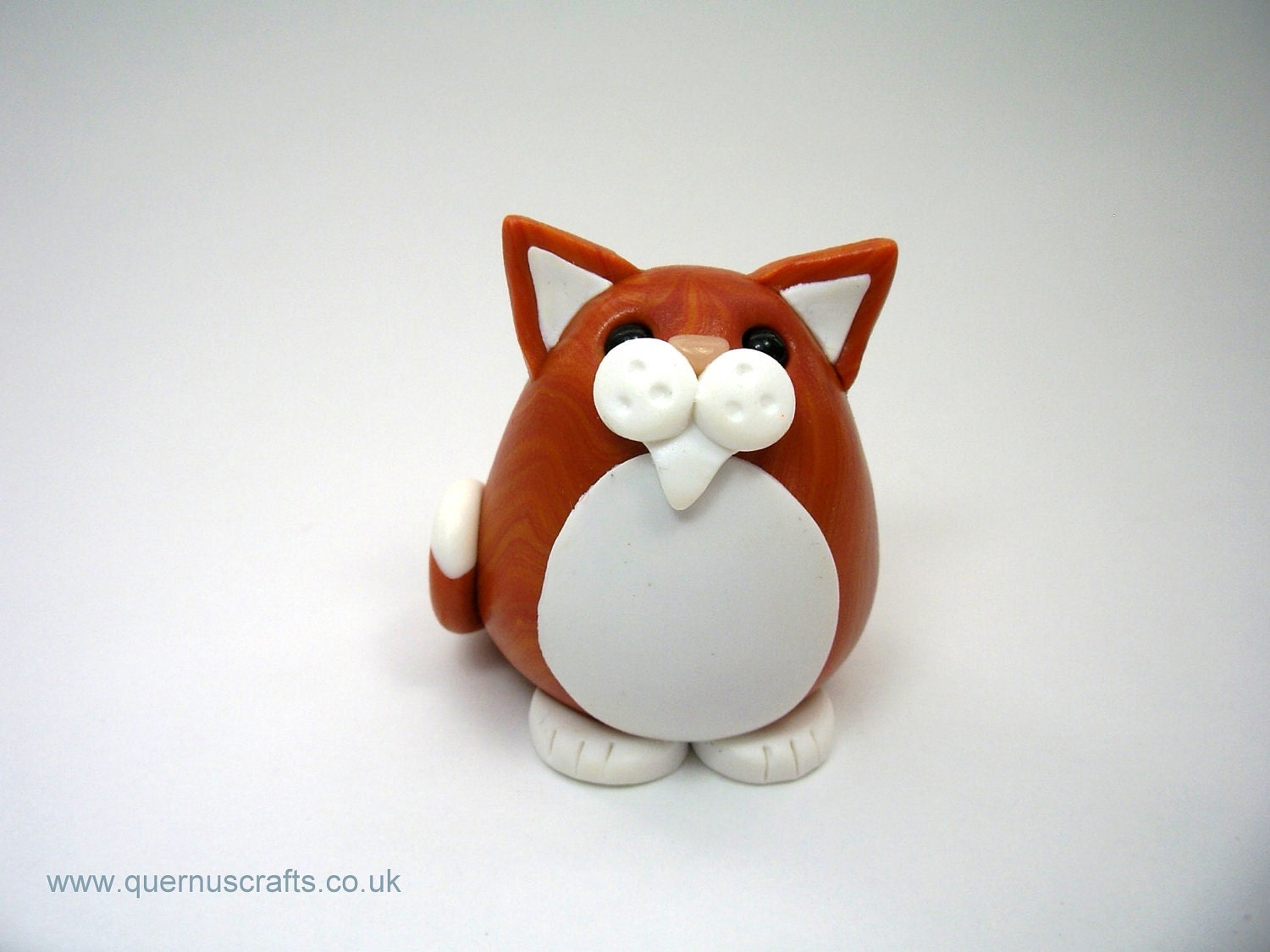 Wee Fatty Cat (Ginger) Ornament Sculpture