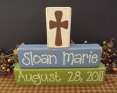 Custom Personalized Children's Name Wood Blocks