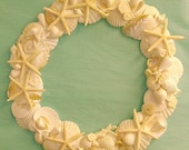 Beach Decor-Large Shell Wreath 20 inch