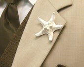 Starfish Boutonniere/Dress Pin/Hat Pin for Beach Weddings, Proms, Parties