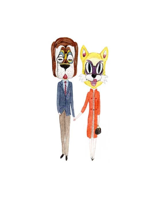 Paul and Holly - Breakfast at Tiffany's - 5 x 7 Print