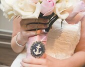 Bouquet Brooch - Anchor - US Navy - Marines - Coast Guard - Nautical Wedding - Military Bride - Necklace - SouthernBelleOOAK Bouquet Brooch - Anchor - US Navy - Marines - Coast Guard - Nautical Wedding - Military Bride - Necklace - SouthernBelleOOAK