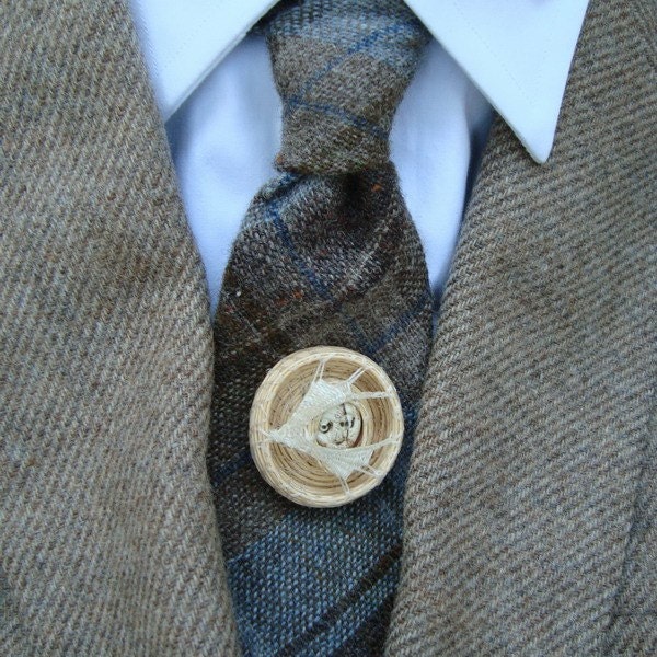Lapel Pin Catching the Moon