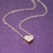 Tiny Gold Heart Necklace