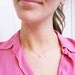 Tiny Gold Initial Necklace A-Z
