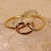Gold Knot Ring / Gold Love Knot Ring / Mother Daughter Ring / Infinity Ring / Tie the Knot Ring / Best Friend Ring