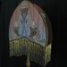 Antique Floor Lamp Shade Arts & Crafts handmade Art deco/Art Nouveau lampshade Beaded fringe