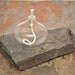 Oil Lamp with Slate Base