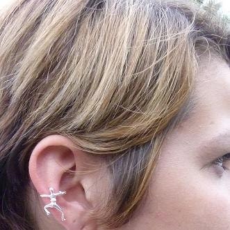 Sexy Ear Cuff Sterling Silver Fancy Fun Jewelry Fashion EarCuff Ear Band Ear Wrap