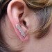 Stud Earrings Sterling Silver Jewelry Feather Design