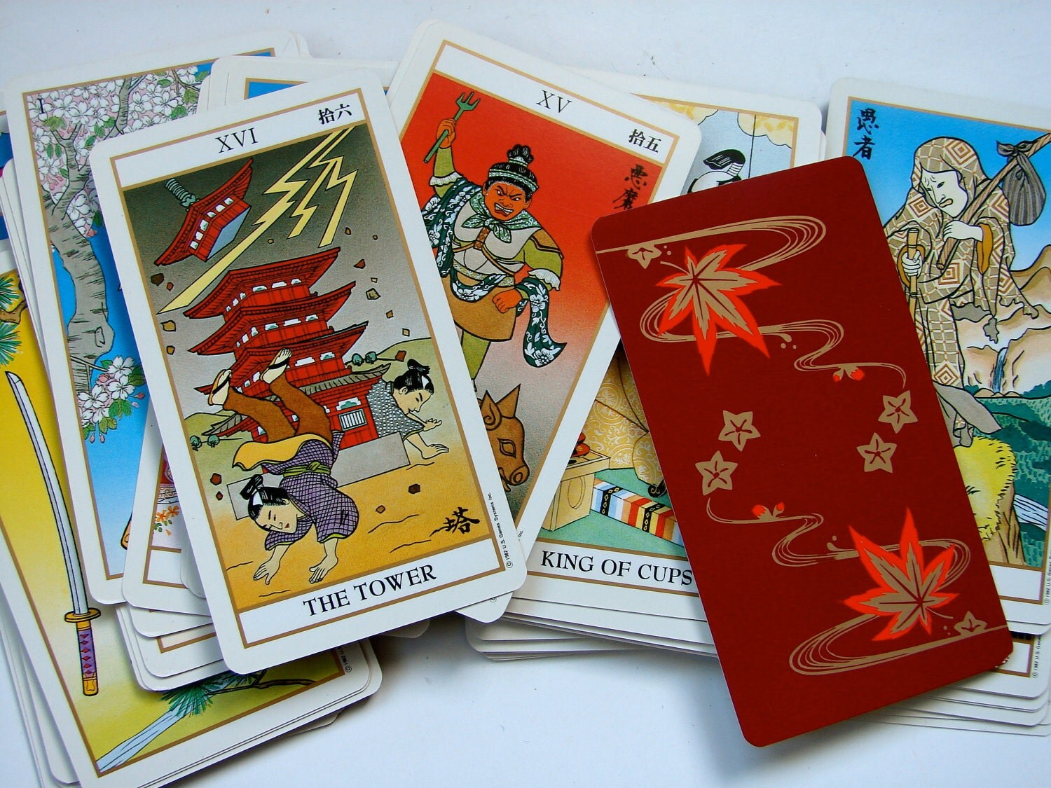 RESERVEDFull Set of Japanese Ukiyoe Tarot Cards by SFMissionFinds