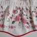 1950s Vintage Valences set of 3 Red Pink Flowers 40" each