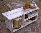 Wood Shelf, Storage - Shoe Bench - Entryway - Hall - Shoe Storage