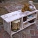 Wood Storage Bench - Furniture - Entryway - Hall - Shoe Storage - Your color choice - Solid Wood