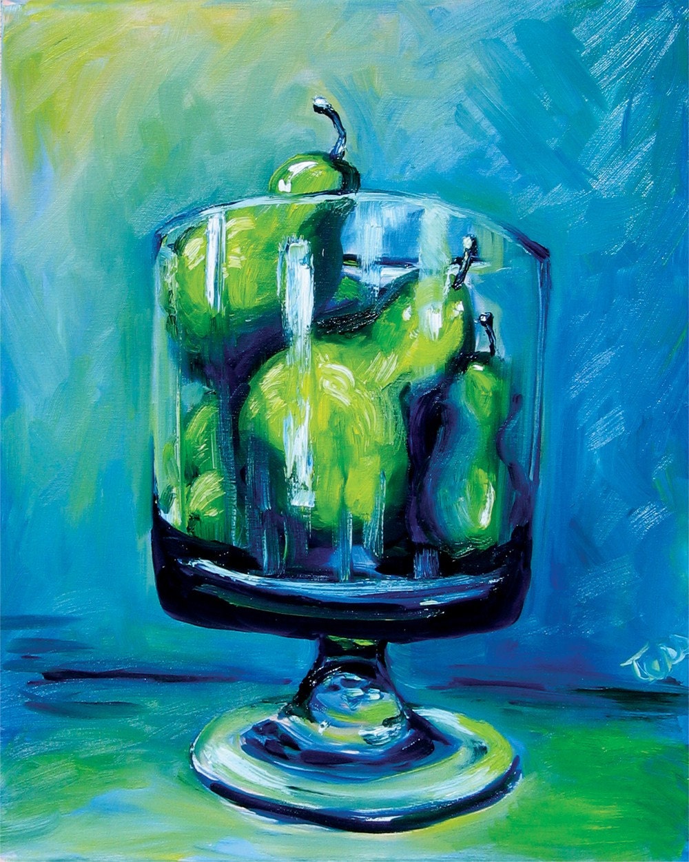 Bowl of Pears - Print from an Original Painting