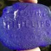 Genuine Pure Beach Sea Glass Surf Tumbled Cobalt blue blues Genuine Phillips Milk of Magnesia Rare Seaglass Huge (DAMAGE)