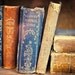 Still Life Antique Books Photograph, Fine Art Photograph, Literary Rustic Home Decor, Book Lover - Poetical Works (8x10)