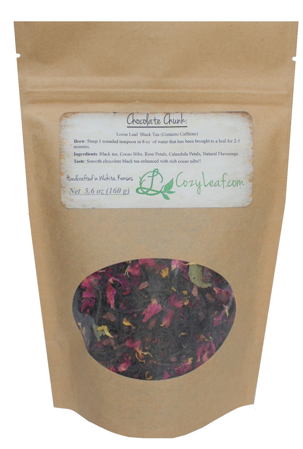 Large Refill Bag Chocolate Chunk Loose Leaf Tea Bulk