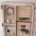 Assemblage Art Wooden Box / Joseph Cornell Tribute / Earth and Sky