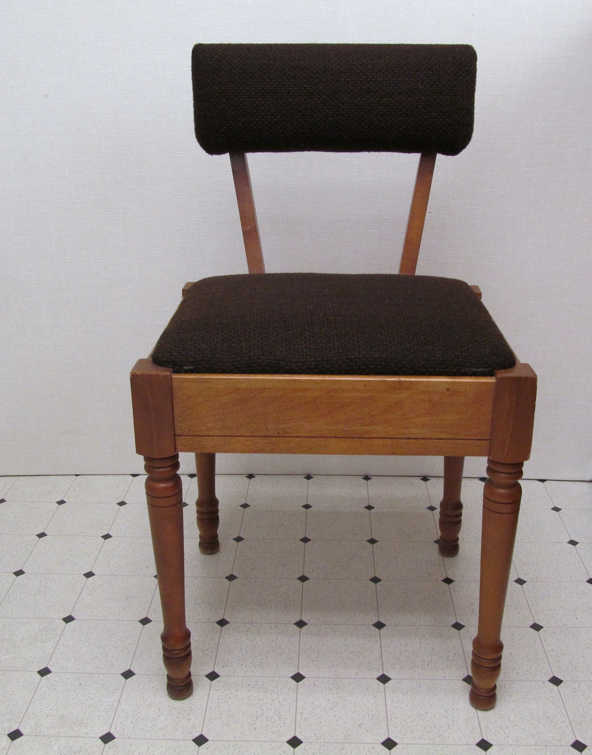 Vintage Singer Sewing Chair by DaveysVintage on Etsy