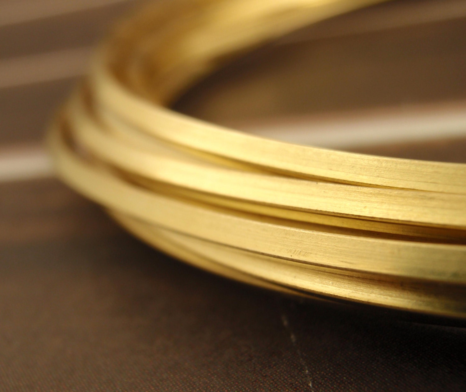 SQUARE Rich Low Brass Wire Made in the USA by UnkamenSupplies