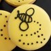 Busy Bee Hand Decorated Iced Sugar Cookies - 1 dozen