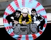 the Beastie Boys Spray-Painted on Record (Vinyl) BUY any 3 RECORDS get any 4th FREE