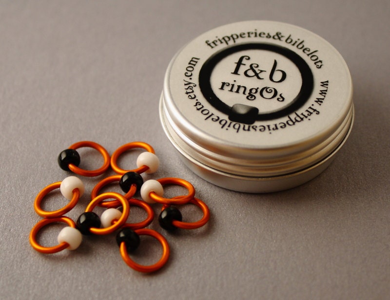 ringOs Clown Fish - Snag-Free Ring Stitch Markers for Knitting